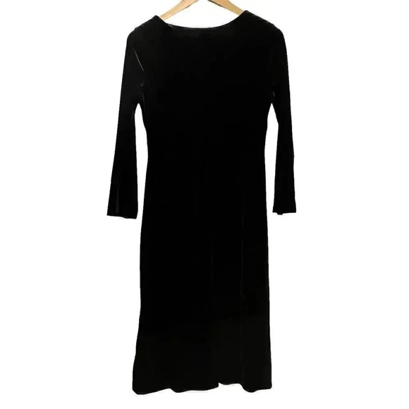 My Michelle Vintage Y2K Black Velvet White Daisy Lace‎ Trim Size 14 - Picture 2 of 7